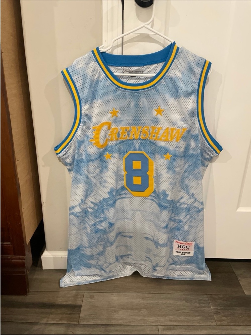 HGC Mens Crenshaw Sleeveless Jersey - Blue & Yellow
